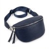 Dámská crossbody ledvinka - tmavě modrá