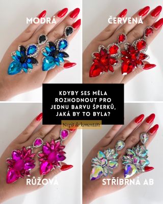 Těžká otázka, ze jo? 😁 Ideálně ke každému jinému barevnému outfitu jiné! Ale přeci jen kdyby jednu, tak jakou? #nausnice...