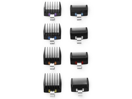 2393 set pridavnych hrebenu pro strihaci strojky jrl universal guards 8 ks