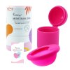Sada Menstruační disk + sterilizér (Barva Fialová, Velikost L)