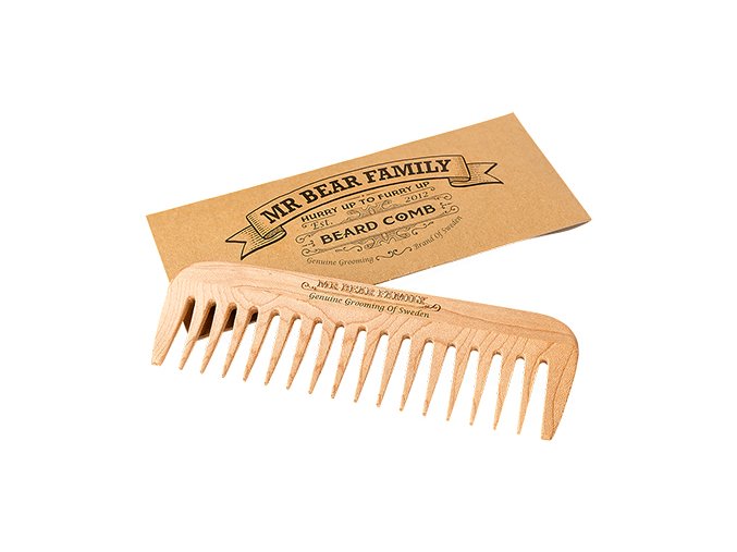 Mr Bear Family hrebeň na bradu Beard Comb