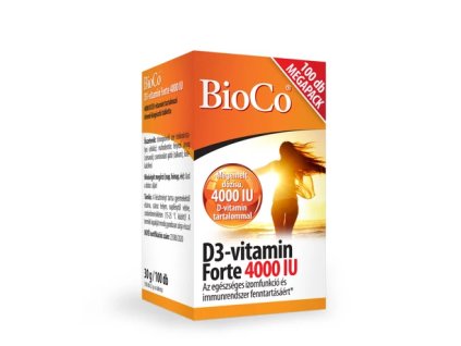Bioco D3-vitamin Forte 4000IU 100 db Tabletta