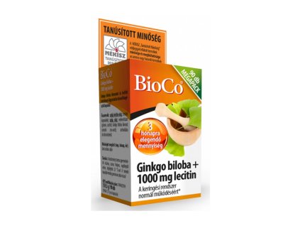 BioCo Ginkgo Biloba + Lecitin 1000mg 90 db Kapszula