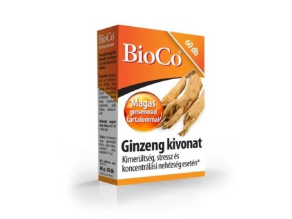Bioco Ginzeng Kivonat tabletta 60 db (Ginseng)