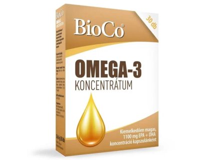 BioCo Omega-3 Koncentrátum 1500 mg 30 db Kapszula