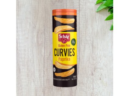 Schar (Schär) Curvies Paprika gluténmentes paprikás ízesítésű chips 170 g