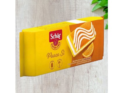 Schar (Schär) Pausa Sí (Piú) gluténmentes piskóta sárgarépa és narancs ízesítéssel 30 g