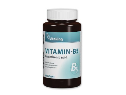 Vitaking - Pantoténsav B5 vitamin 200mg 90 gélkapszula
