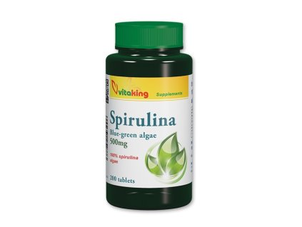 Vitaking - Spirulina Alga 500mg 200 db tabletta