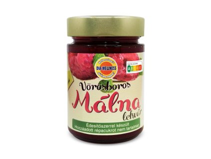 DW VOROSBOROS malna lekvar 380 g NUTRI 768x768