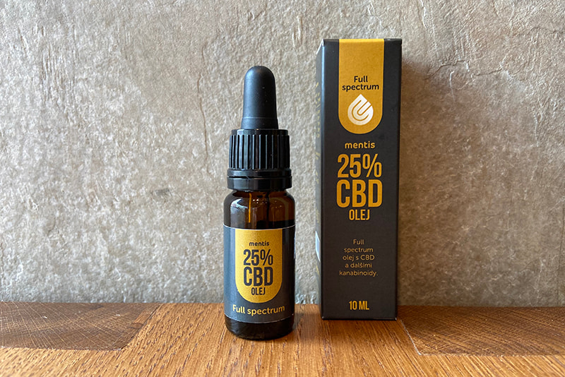 Mentis 25p CBD Olej