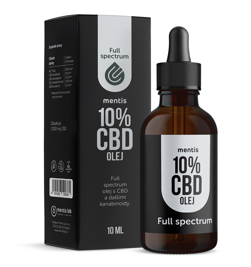Mentis 10% CBD Full Spectrum olej 10 ml
