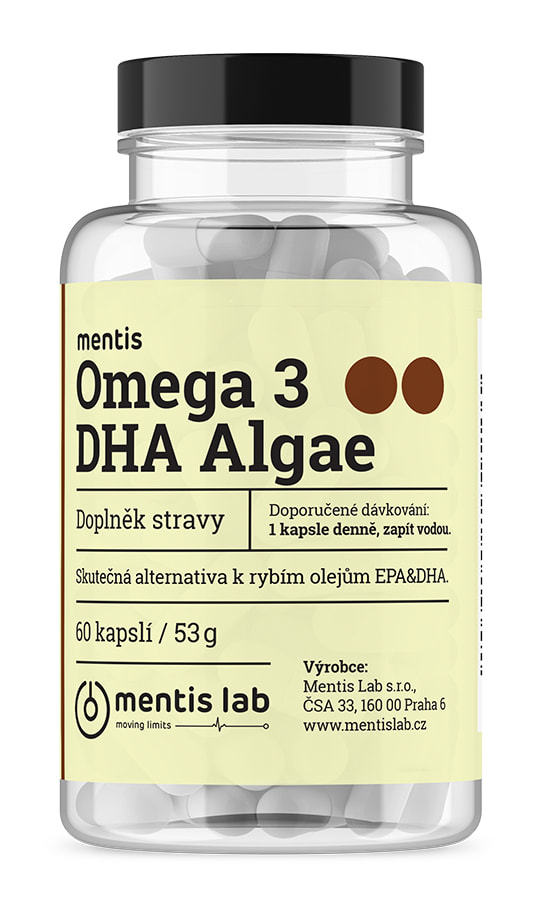 Mentis Lab Mentis Omega 3 DHA Algae 60 kapslí