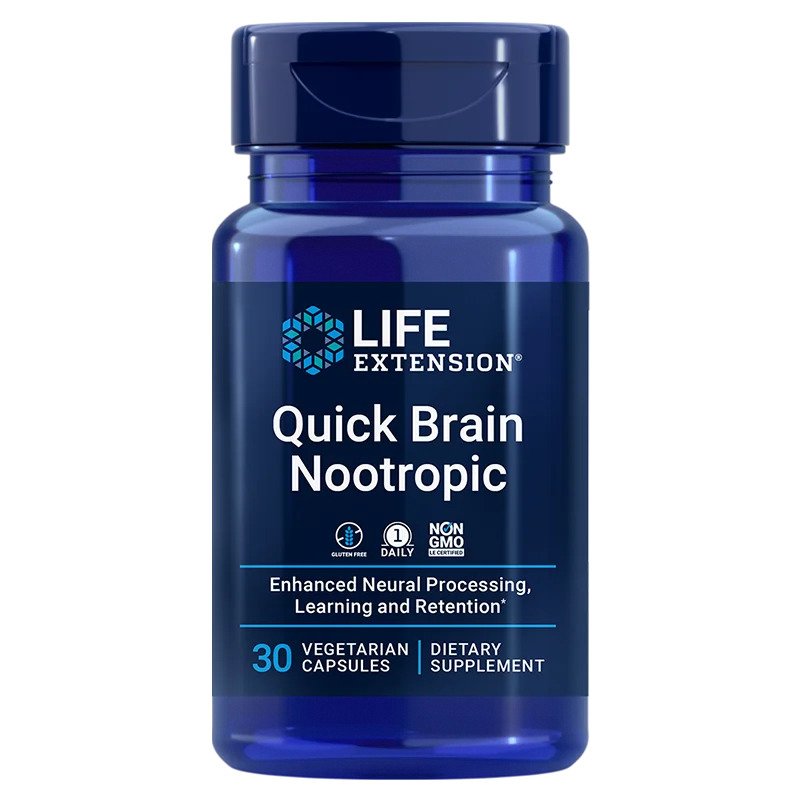 Quick Brain Nootropic, 30 kapslí