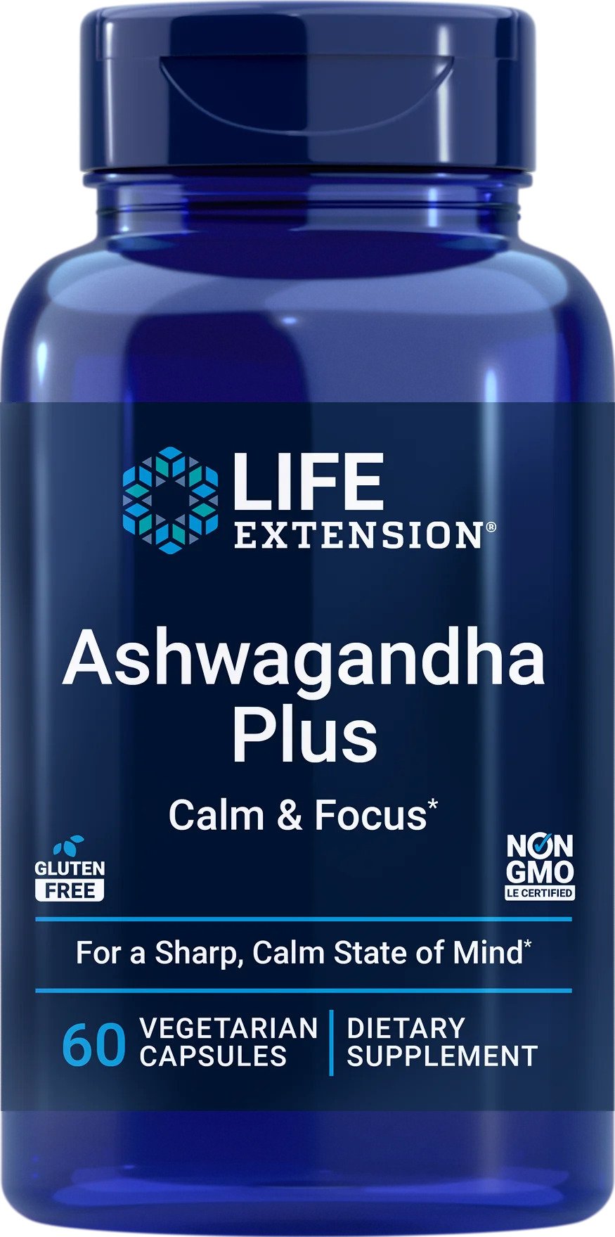 Ashwagandha Plus Calm & Focus, 60 kapslí