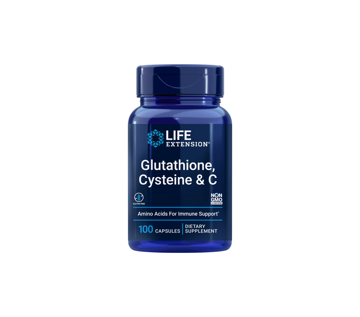 Life Extension Glutathione, Cysteine & C 100 kapslí