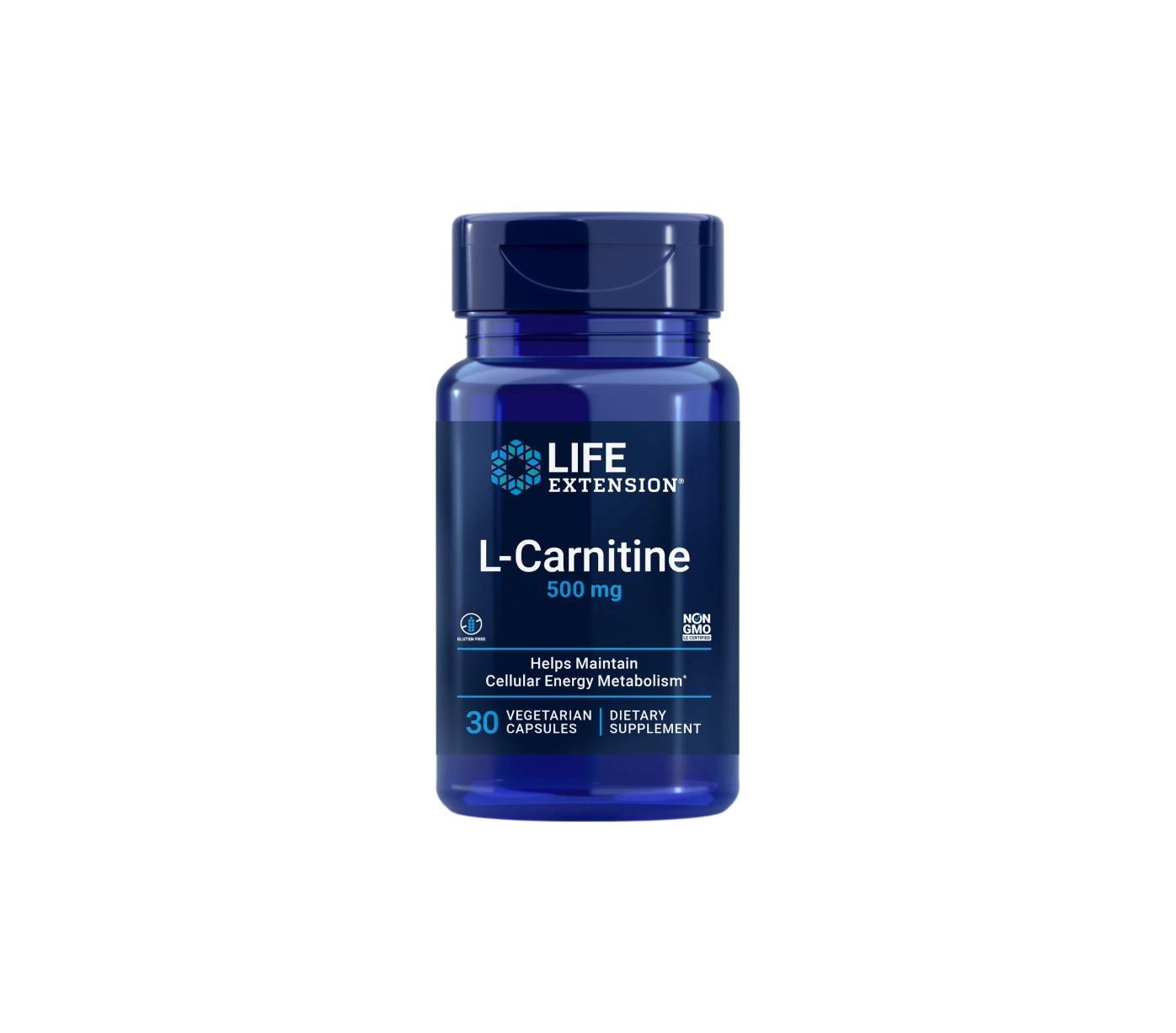 Life Extension L-Carnitine 500 mg 30 kapslí
