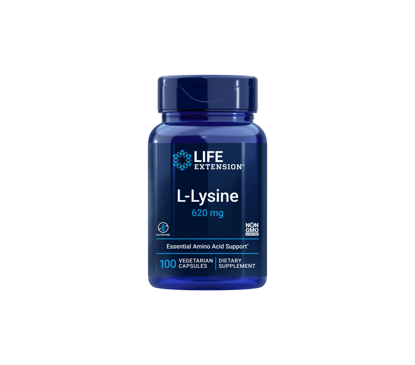 Life Extension L-Lysine 620 mg 100 kapslí