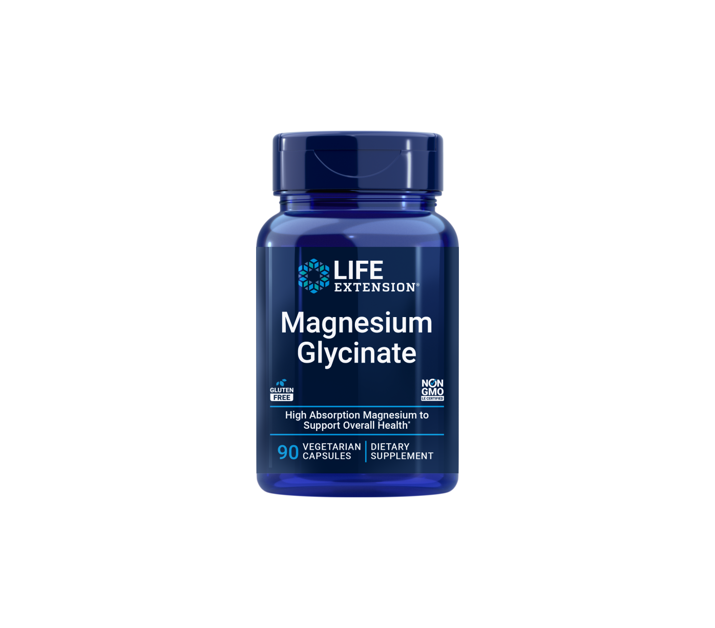 Life Extension Magnesium Glycinate 90 kapslí