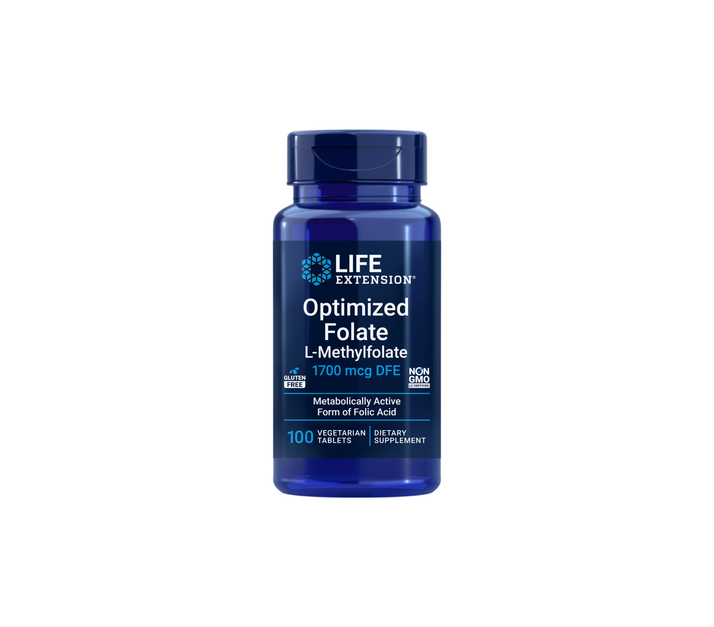 Life Extension Optimized Folate 1700 mcg DFE 100 tablet