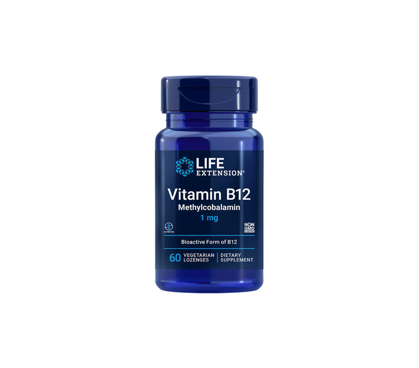 Life Extension Vitamin B12 Methylcobalamin 1 mg 60 pastilek