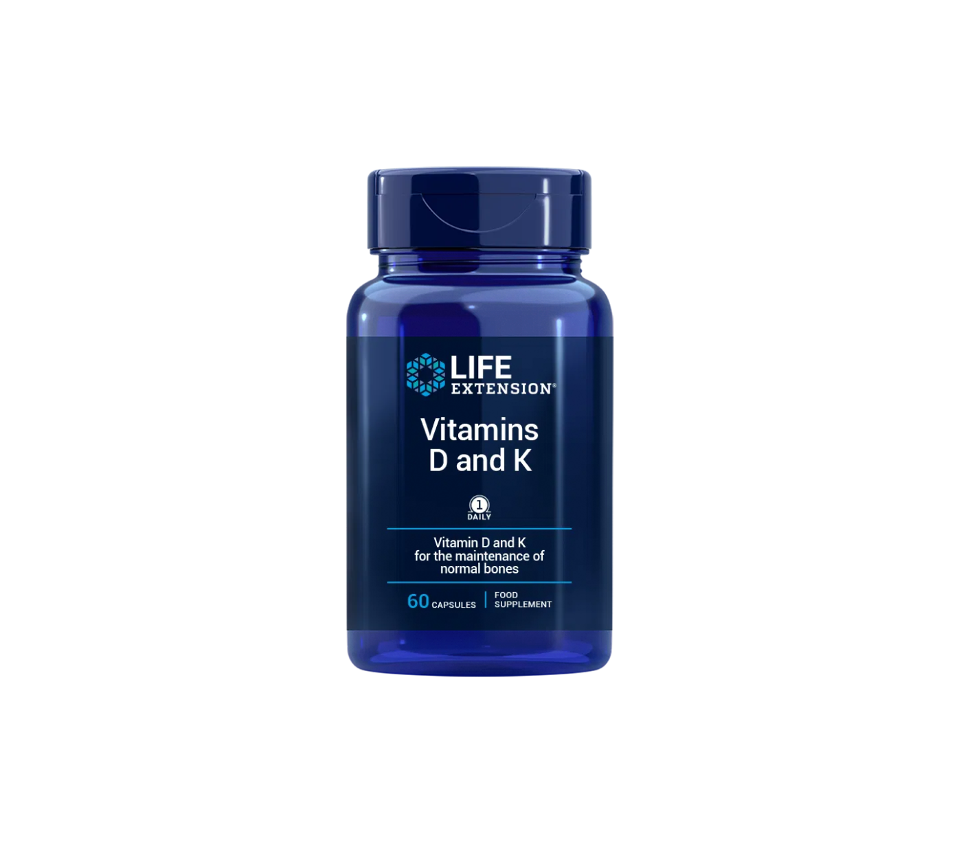 Life Extension Vitamins D and K EU 60 kapslí