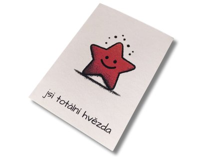 Blahopřání - Jsi totální hvězda