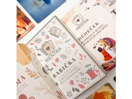 Sada Terapeutickych Karet Mama Tata Babicka Dedecek
