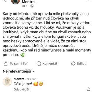 ✨ Jako malí podnikatelé si opravdu vážíme každou jednu recenzi, do které jste vložili svůj názor, snahu i čas. 🫶🏻 Moc...