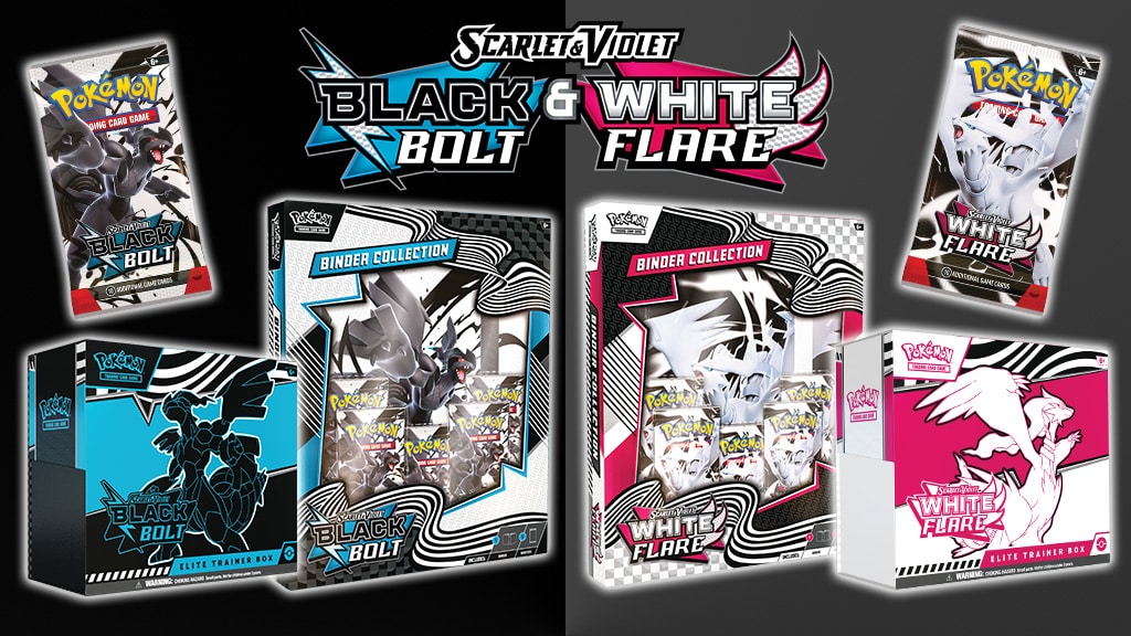 Pokémon TCG: Black Bolt & White Flare právě dorazila!