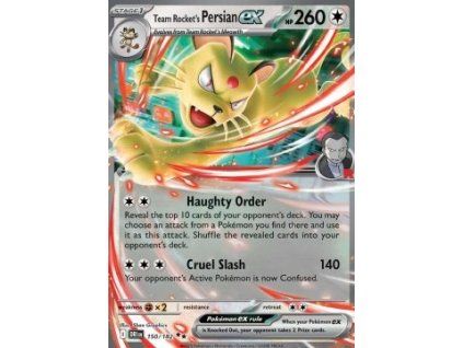 DRI 150/ 182 Team Rocket's Persian Ex