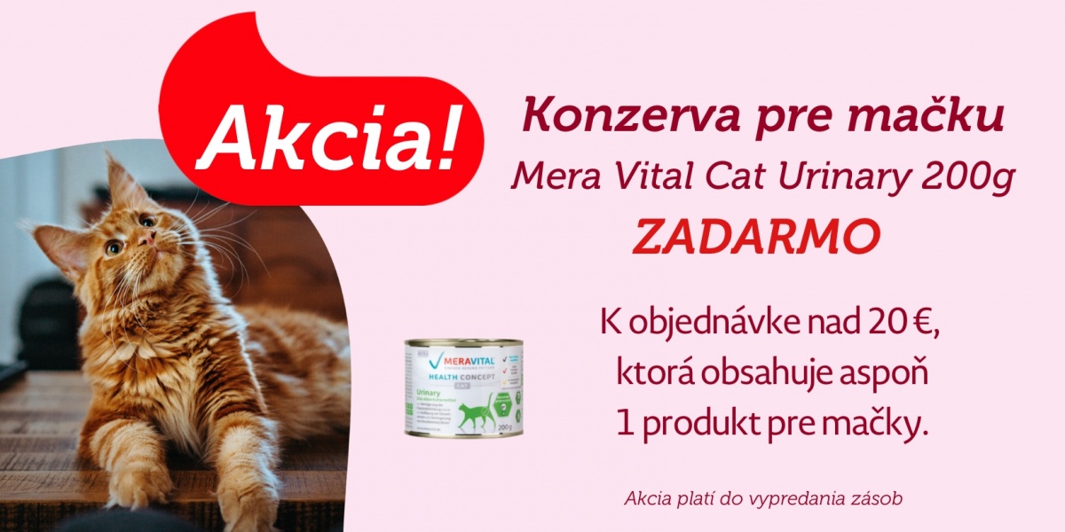 AKCIA konzerva pre mačku ZADARMO