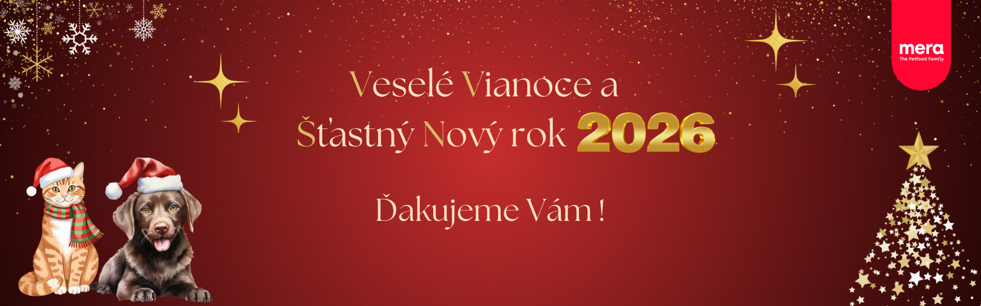 Veselé Vianoce a Šťastný nový rok 2026