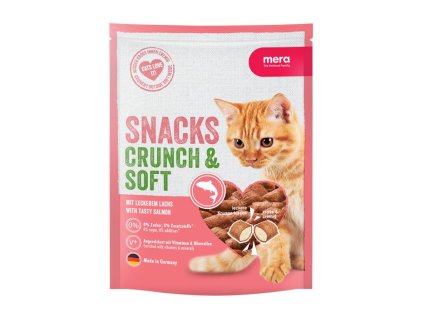 maškrty pre mačky s lososom mera