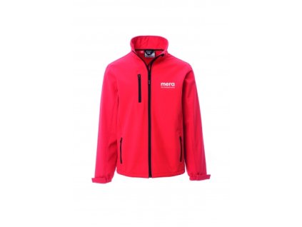 Dámská Softshellová bunda červená mera