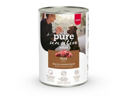 konzerva pre dospelých psov mera pure sensitive