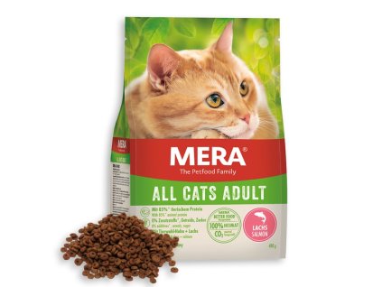 krmivo pre mačky s lososom mera cats