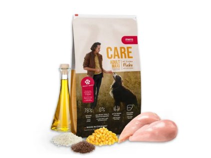 krmivo pre dospelých psov mera care maxi