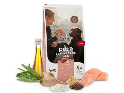 ľahko stravitelné granule pre psov s nízkym obsahom tukov mera pure sensitive