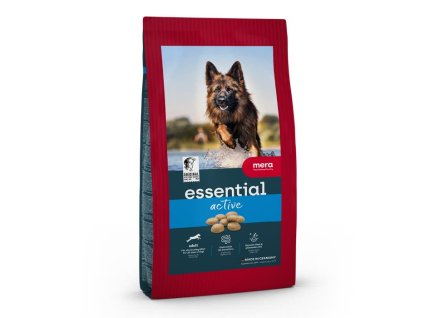 krmivo pre psov s vyššou úrovňou aktivity mera essential active