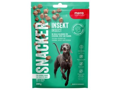 hmyzie maškrty pre psov mera snacker