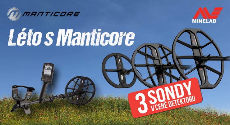 Leto s detektorom kovov Minelab Manticore