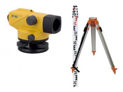 Nivelačný prístroj Topcon AT-B3 SET (+ statív a lata)