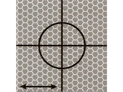 Reflexný terčík - Cieľová značka 4 x 4 cm