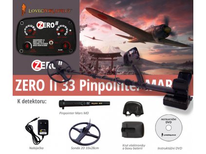 Detektor kovov LP ZERO II 30 pinpointer set