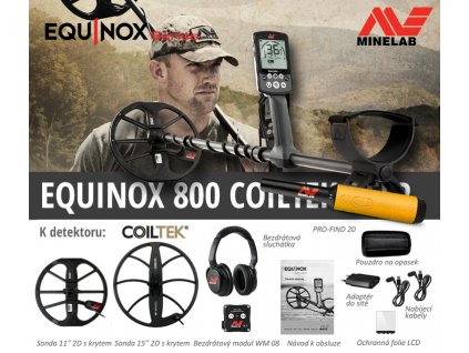 Minelab Equinox 800 Coiltek Deep set