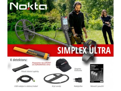 detektor kovu nokta simplex ultra accu pointer set