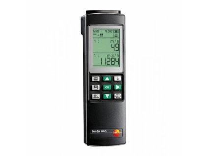 Testo 445 - profesionálny anemometer, vlhkomer, teplomer a tlakomer