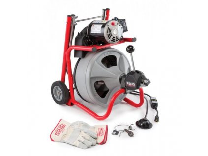 RIDGID K-400 230V, špirála 12mm s dušou pre potrubia do 110mm (bez autoposuvu)