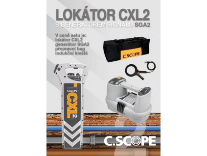 Lokátor C.Scope CXL2 a generátor SGA2 -set